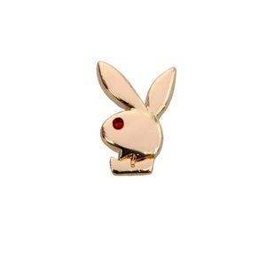 Bunny Brooch Small Rabbit Gold Tone Pendant Pin